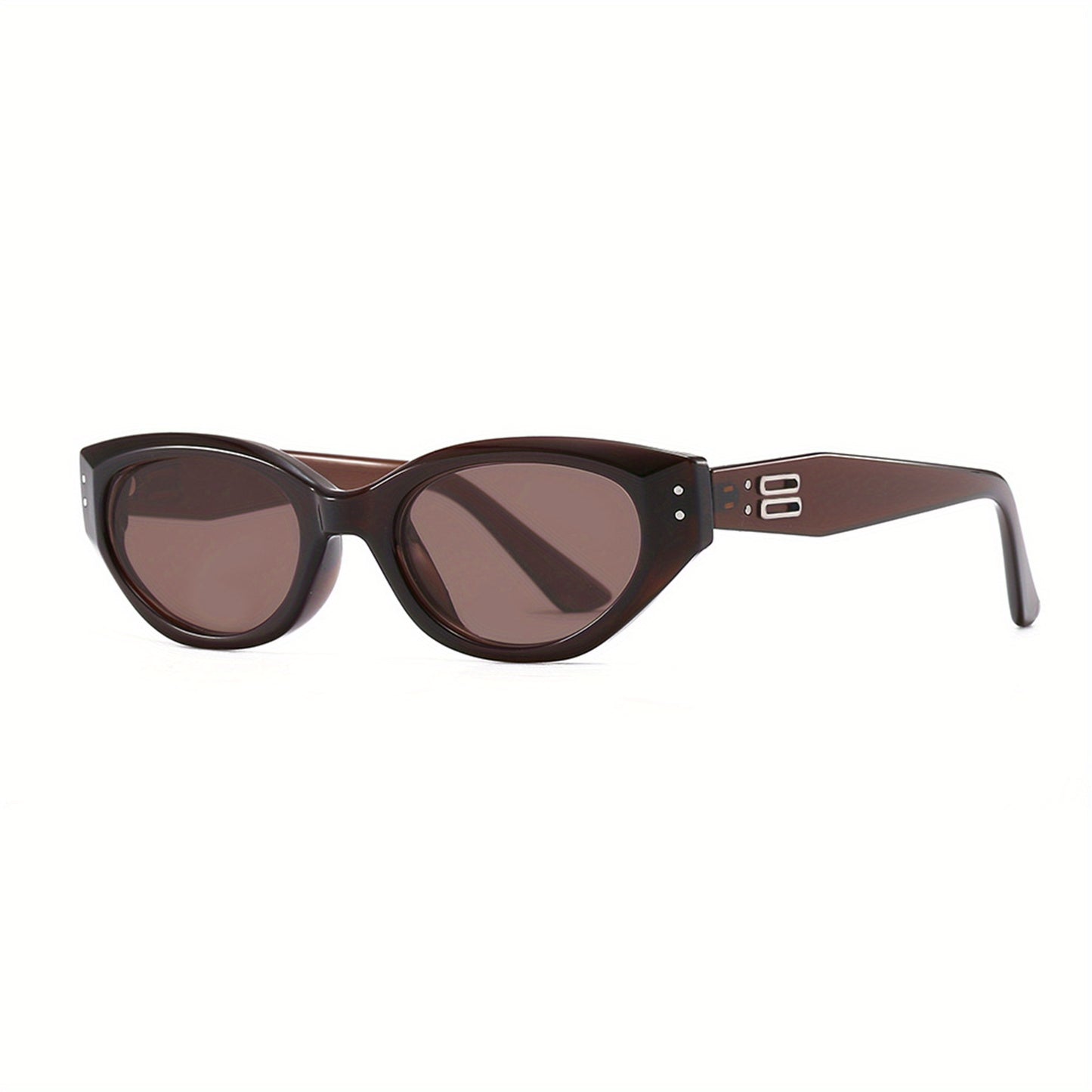 MYIAUR Chic Retro Cat Eye Glasses for Women & Men - Y2K Inspired Small Face Frame