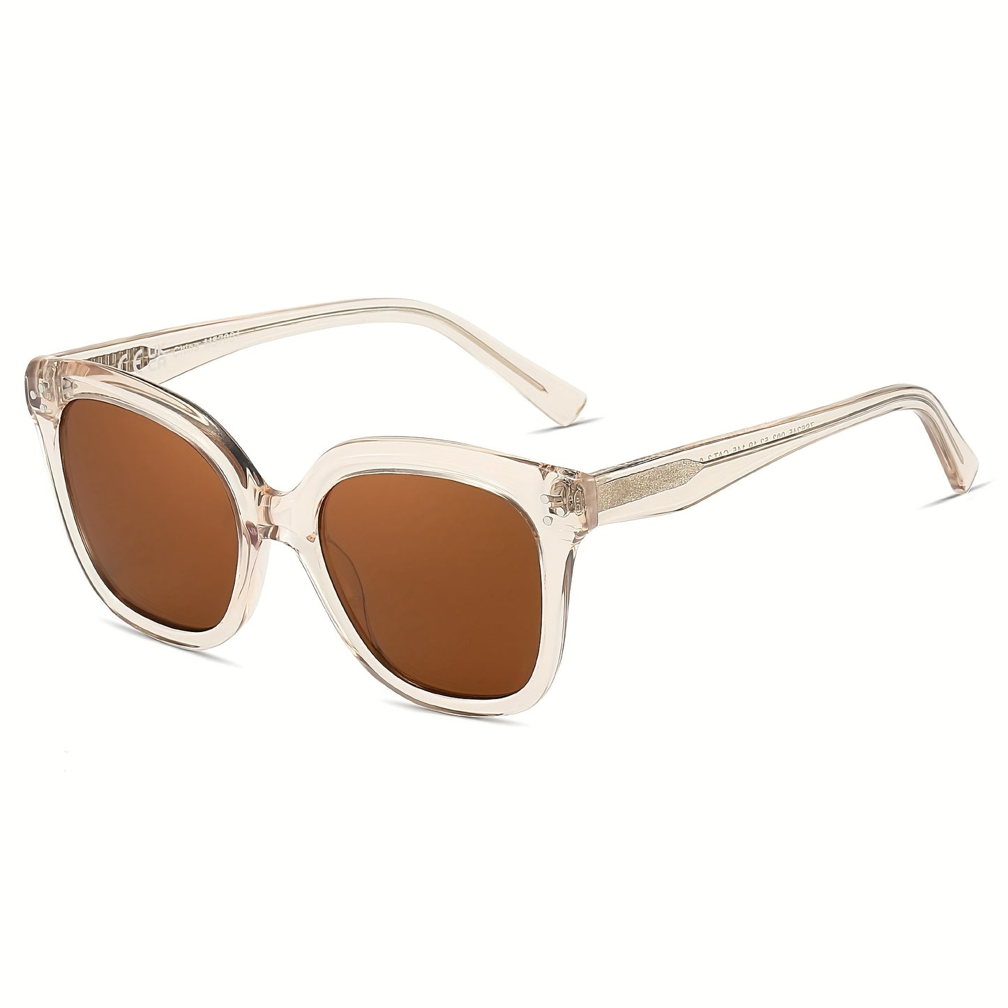 ZENOTTIC Polarized Glasses Women Trendy: Square Designer Acetate Glasses - Retro Shades For Vacation UV400 Protection