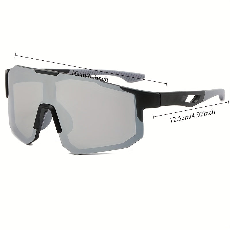 New Unisex Color-Changing Glasses with Interchangeable Polarized\u002FMirror Lenses - Stylish ABS Frame & PC Lens