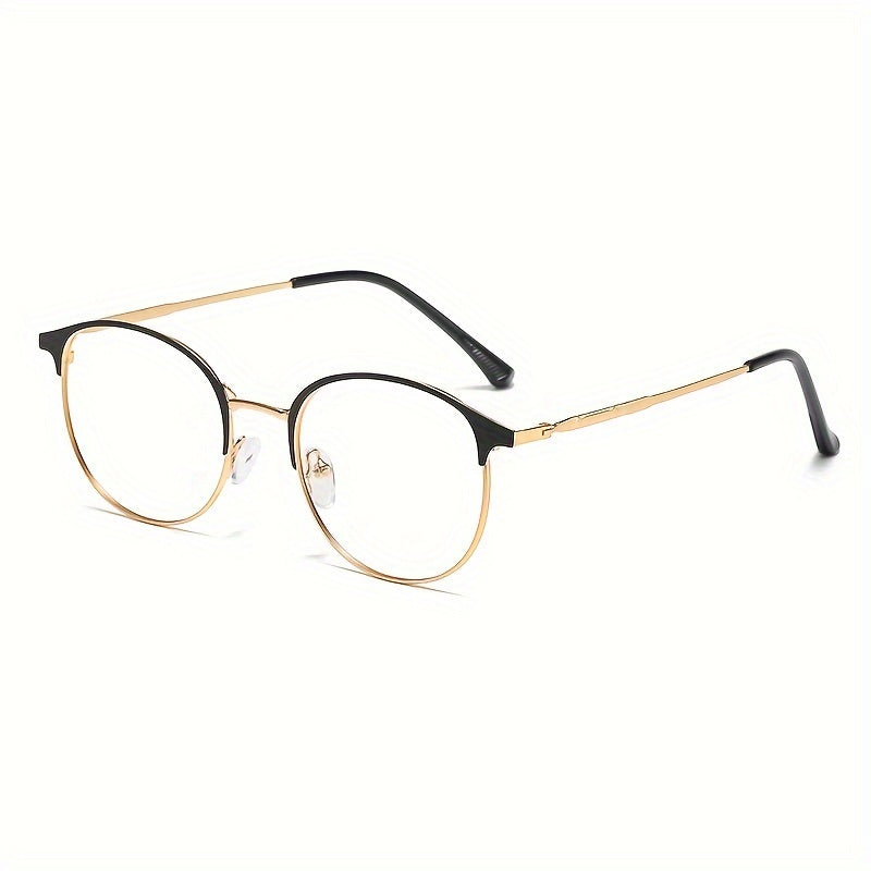 1 Pair of Stylish Round Fashion Glasses for Men & Women - Photochromic Lenses