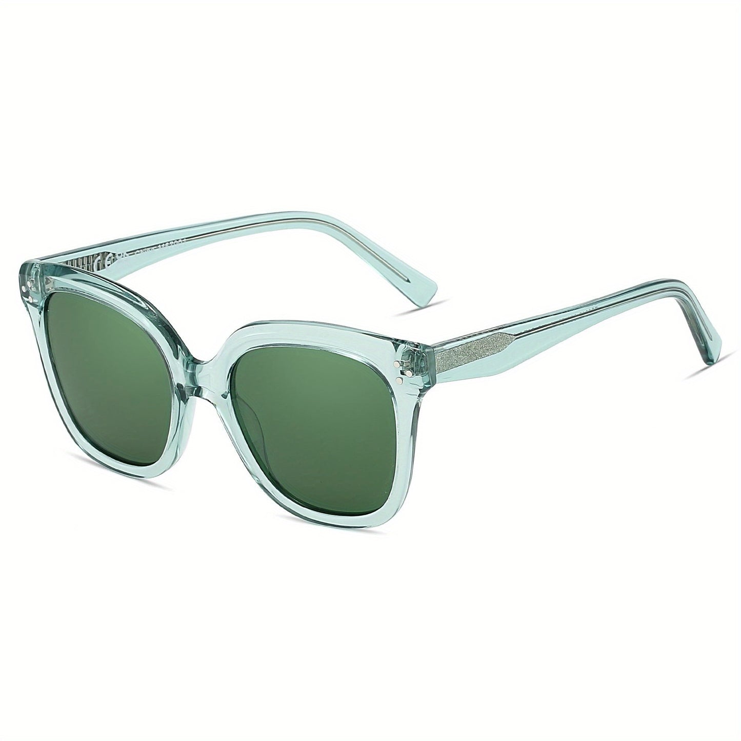 ZENOTTIC Polarized Glasses Women Trendy: Square Designer Acetate Glasses - Retro Shades For Vacation UV400 Protection