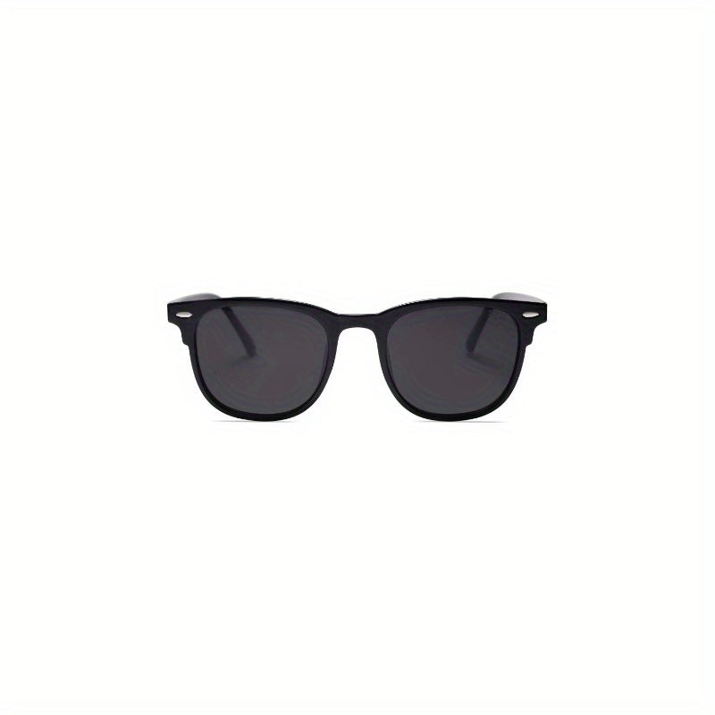 Retro Vintage Square Polarized Fashion Glasses for Women & Men - UV Protection & Anti-Blue Light TR90 Frame