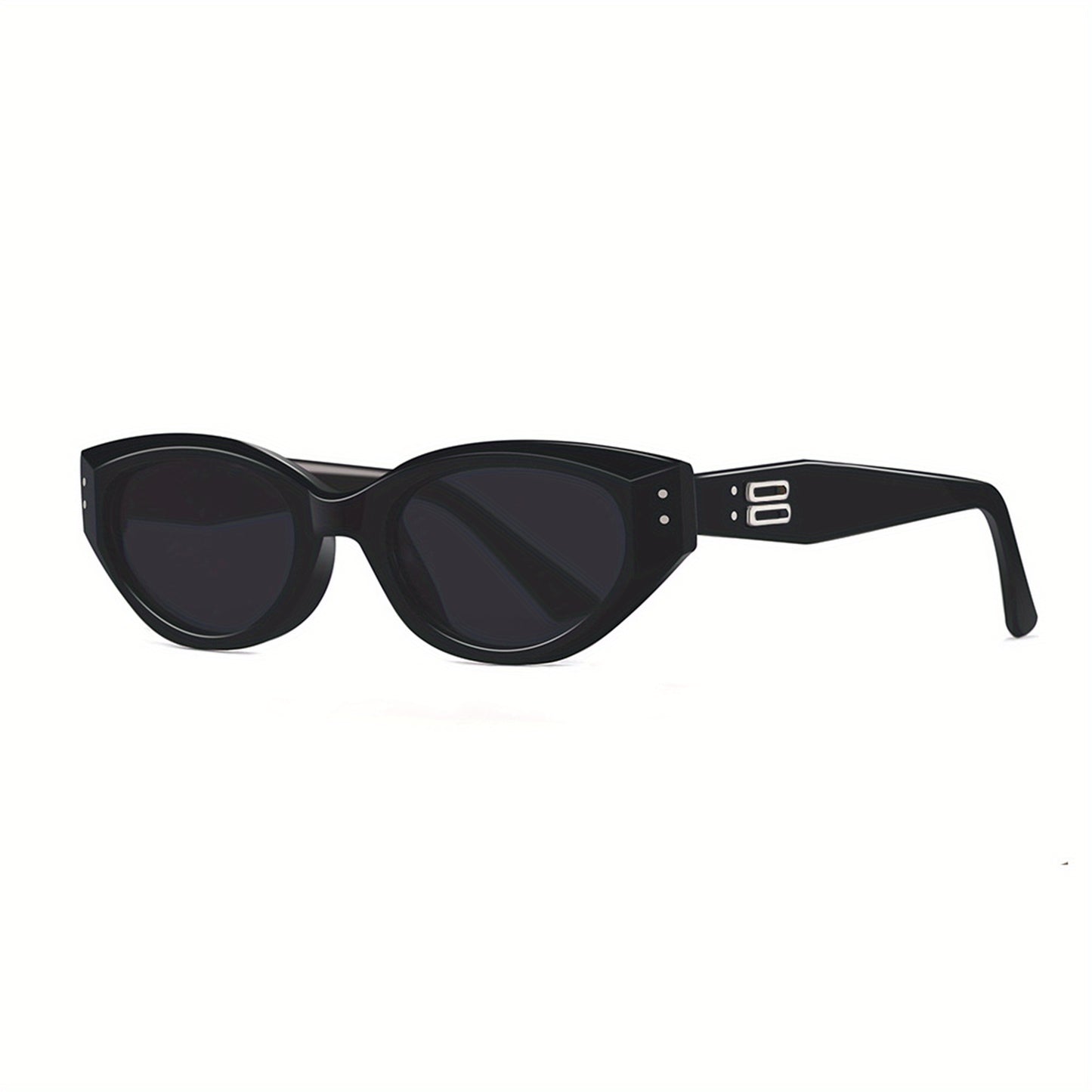 MYIAUR Chic Retro Cat Eye Glasses for Women & Men - Y2K Inspired Small Face Frame
