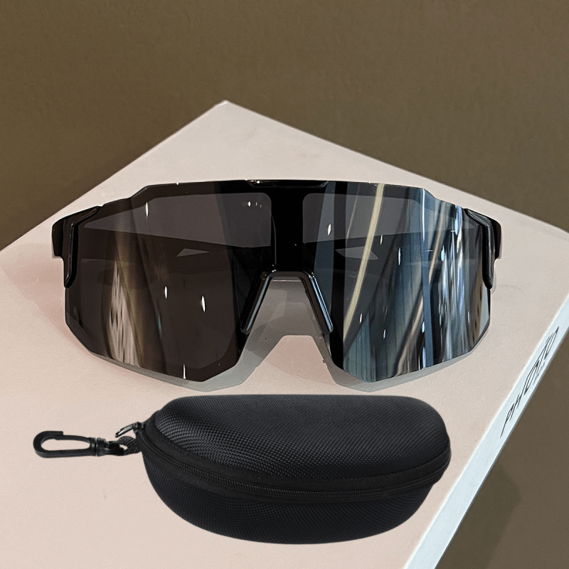 New Unisex Color-Changing Glasses with Interchangeable Polarized\u002FMirror Lenses - Stylish ABS Frame & PC Lens